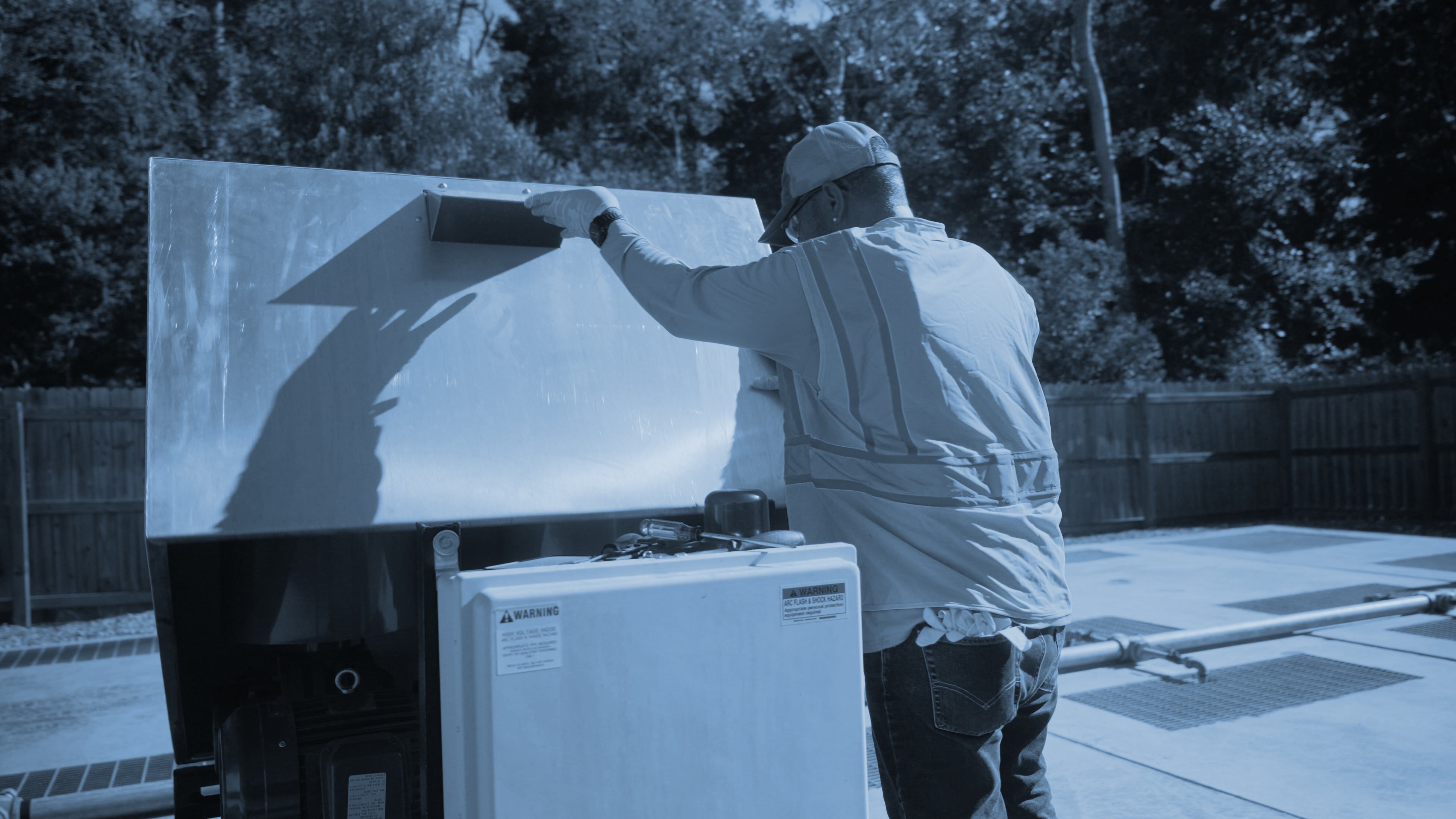 National Water Institute worker working